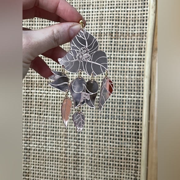 Unique Australian Made Bougainvillea Statement Earrings Floral Earrings - Picture 5 of 5